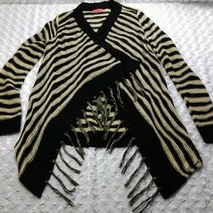 Sunny Leigh Open Front Asymmetric Sweater